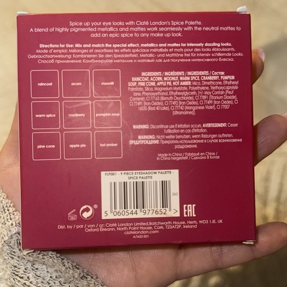 Ciate London Spice Palette New In Box - Picture 3 of 3